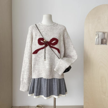 Big Bow Sweater (4 Colors)