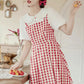 Gingham Twofer Mini Dress (2 Colors)