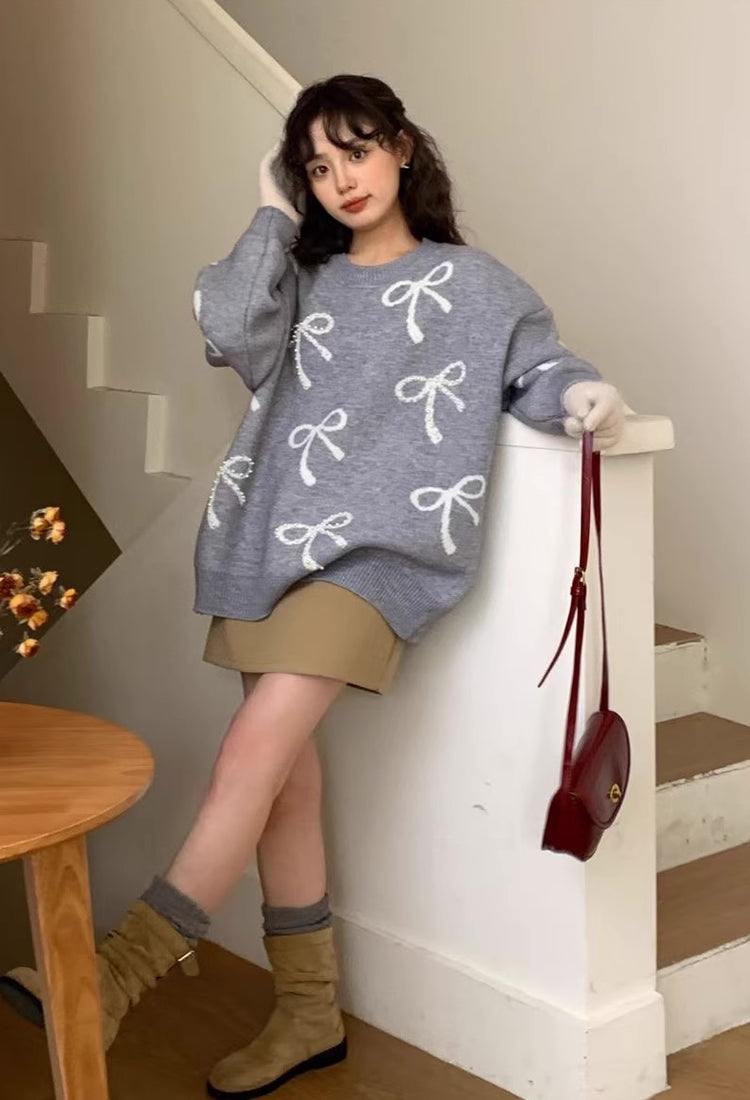 Bow-tiful Sweater (3 Colors)