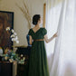 Ivy Regency Maxi Dress (Deep Olive)