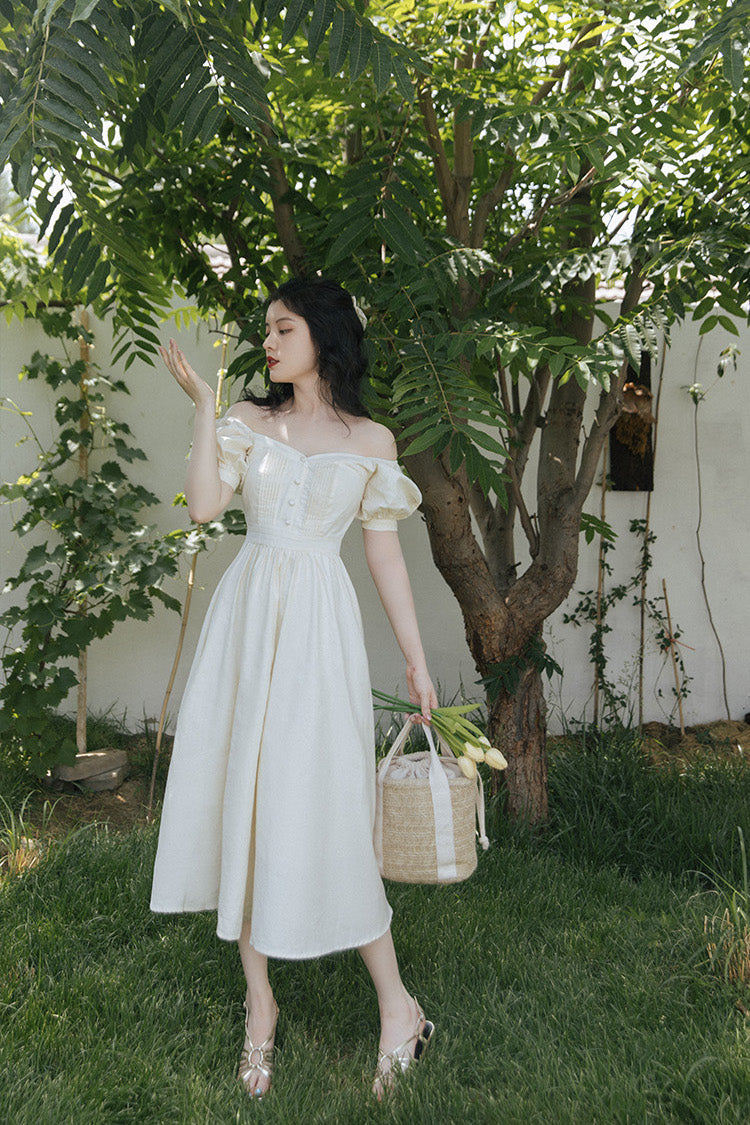 My Love Midi Dress (Cream)