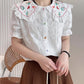Butterfly Garden Embroidered Blouse (2 Colors)