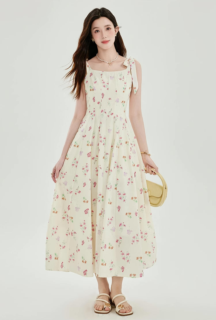 Flower Girl Maxi Dress (White)