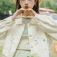 Flowers In The Wind Denim Jacket (Cream)