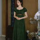 Ivy Regency Maxi Dress (Deep Olive)