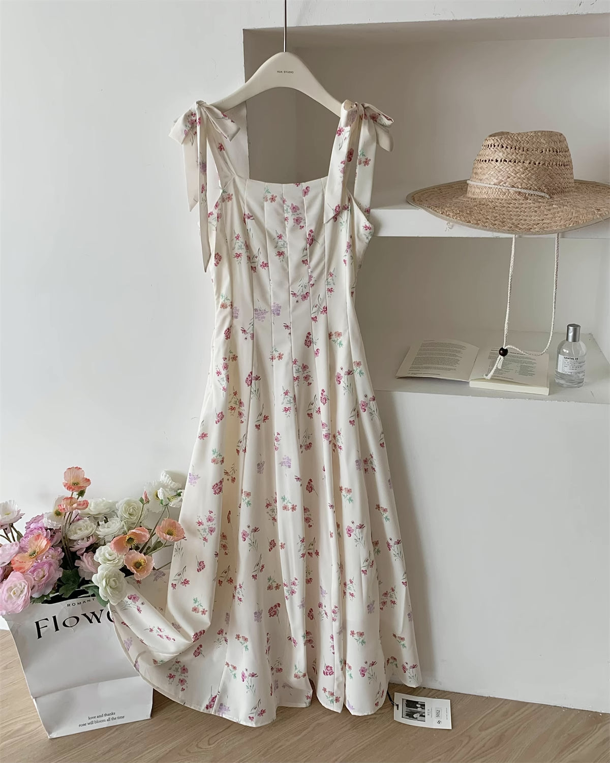 Flower Girl Maxi Dress (White)