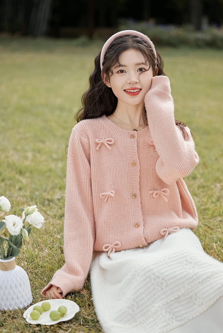 Bow-tiful Cardigan (4 Colors)