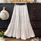 Lace & Bows Tiered Midi Skirt (4 Colors)