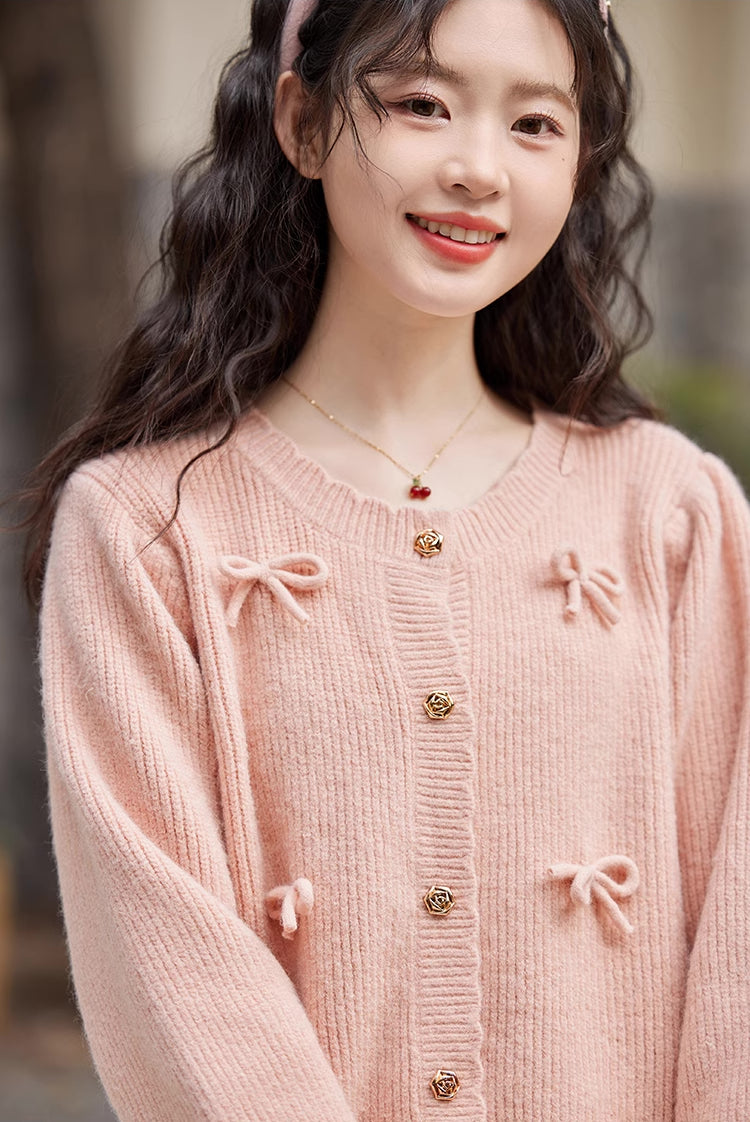 Bow-tiful Cardigan (4 Colors)