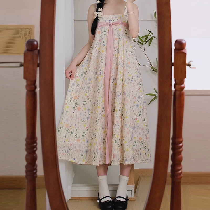 Blooming Flowers Qixiong Dress (2 Colors)