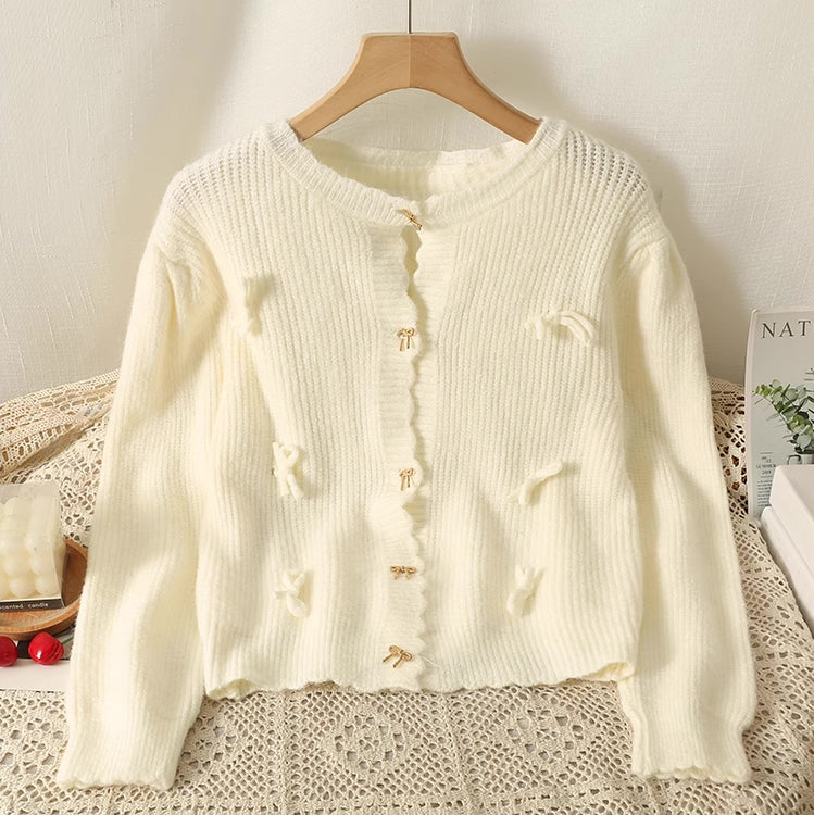 Bow-tiful Cardigan (4 Colors)