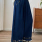 Forest Floor Embroidered Denim Pants (2 Colors)