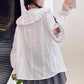 Flower Basket Embroidered Blouse (2 Colors)