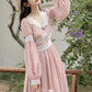 Rose Fairy Midi Dress (Pink)