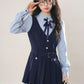 Little Academy Dress & Jacket Set (Navy)