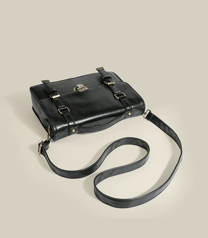 Classic Buckle Satchel Bag (3 Colors)