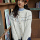 Floral Embroidered Round Neck Cardigan (3 Colors)