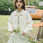 Flowers In The Wind Denim Jacket (Cream)