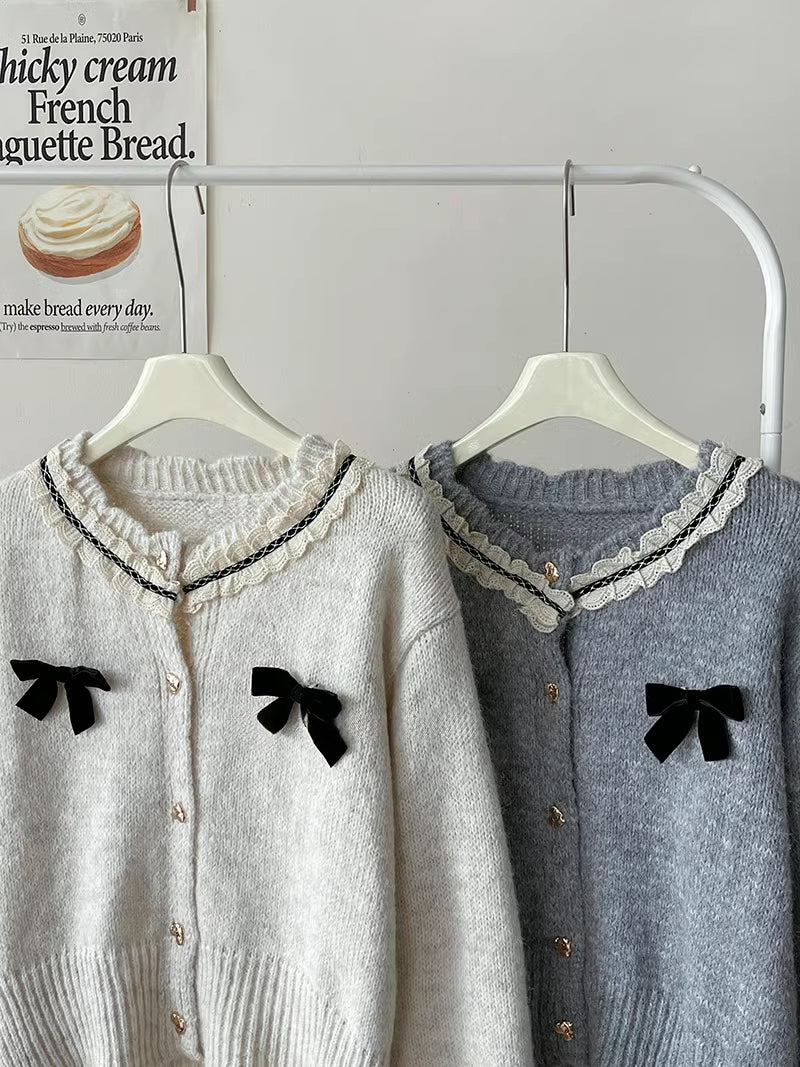 Sweet Hearts & Bows Cardigan (2 Colors)