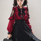 My Villain Arc Blouse & Skirt (Maroon/Black)