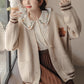 Bear Stitch Cardigan (Khaki)