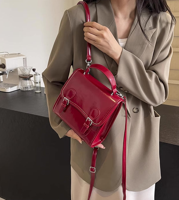 Boxy Satchel Bag (4 Colors)