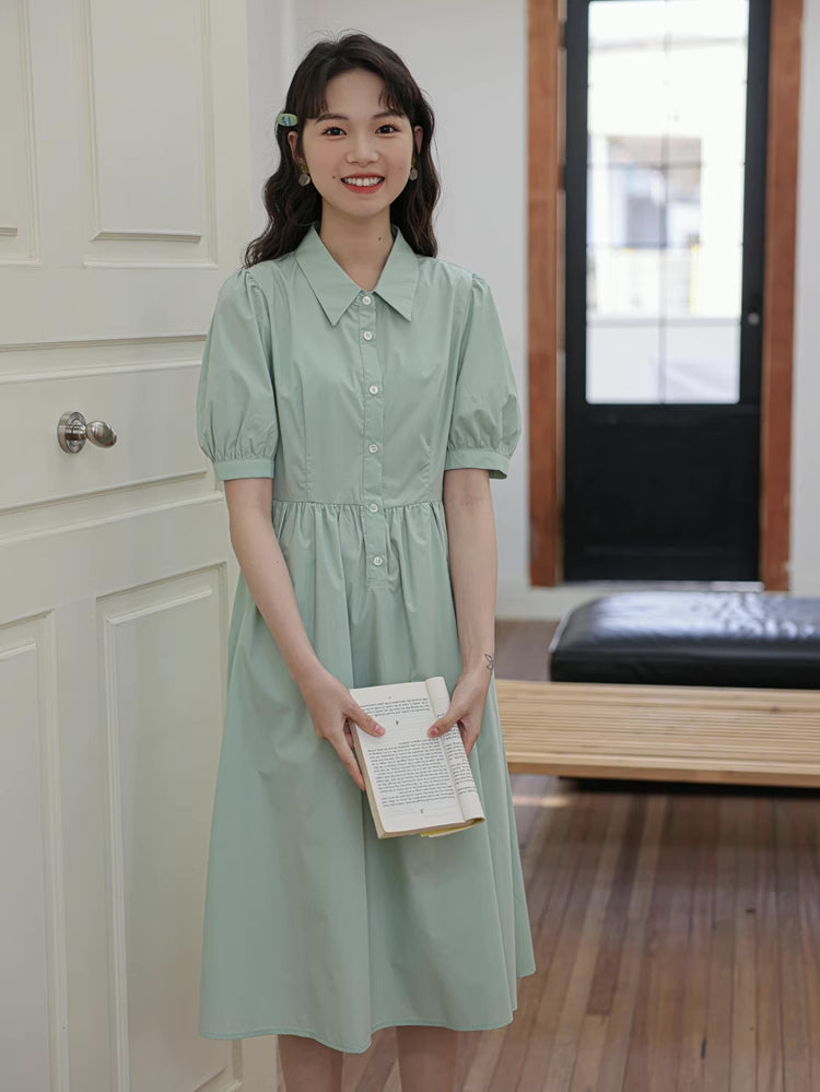Everyday Midi Shirt Dress (2 Colors)