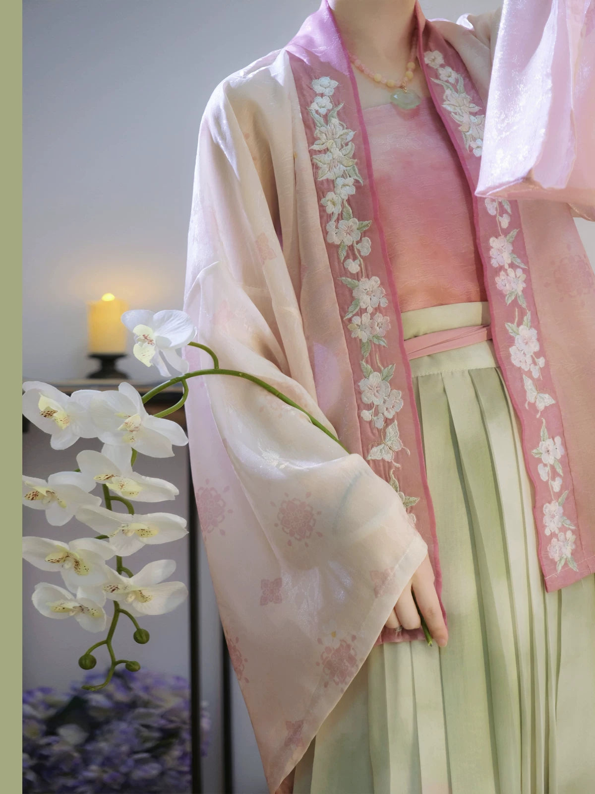 Watercolor Ombre Song Hanfu Set (2 Colors)