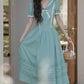 Midsummer Blues Midi Dress (Teal)