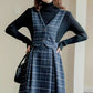 Plaid Vest Pinafore Dress (3 Colors)