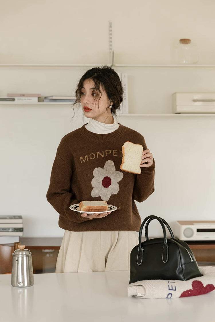 Mon Petit Chou Sweater (Brown)