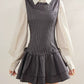 Prep Plaid Mini Dress & Blouse (2 Colors)