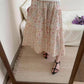 Oopsy Daisy Midi Skirt (White/Pink)