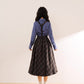 Newsgirl Plaid Suspender Skirt & Blouse Set (2 Colors)