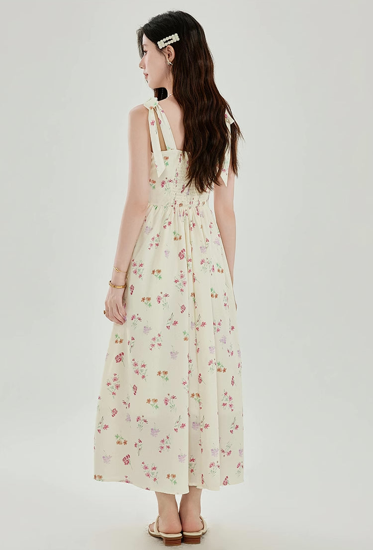 Flower Girl Maxi Dress (White)