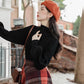 Pumpkin Jack Sweater & Skirt Set (Black/Orange)