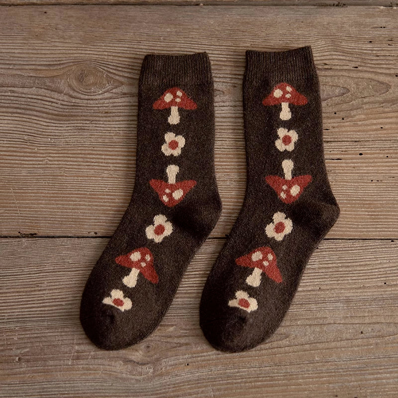 Funky Mushroom Socks (6 Styles)