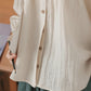 Marshmallow Puff Sleeve Blouse (Beige)