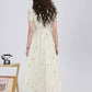 Dried Flowers Midi Shirt Dress (Cream)