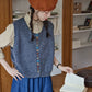 Chocolate Buttons Knitted Vest (2 Colors)