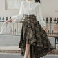 Ornate Lace Puff Sleeve Blouse (Cream)