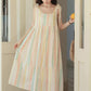 Sorbet Stripe Midi Dress (Rainbow)