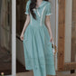 Midsummer Blues Midi Dress (Teal)