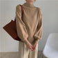 Balloon Sleeve Ribbed Sweater (4 Colors)
