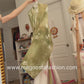 Wildflower Qixiong Famensi Dress Set (Green/White)