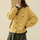 Gingko Flower Cardigan (Yellow)
