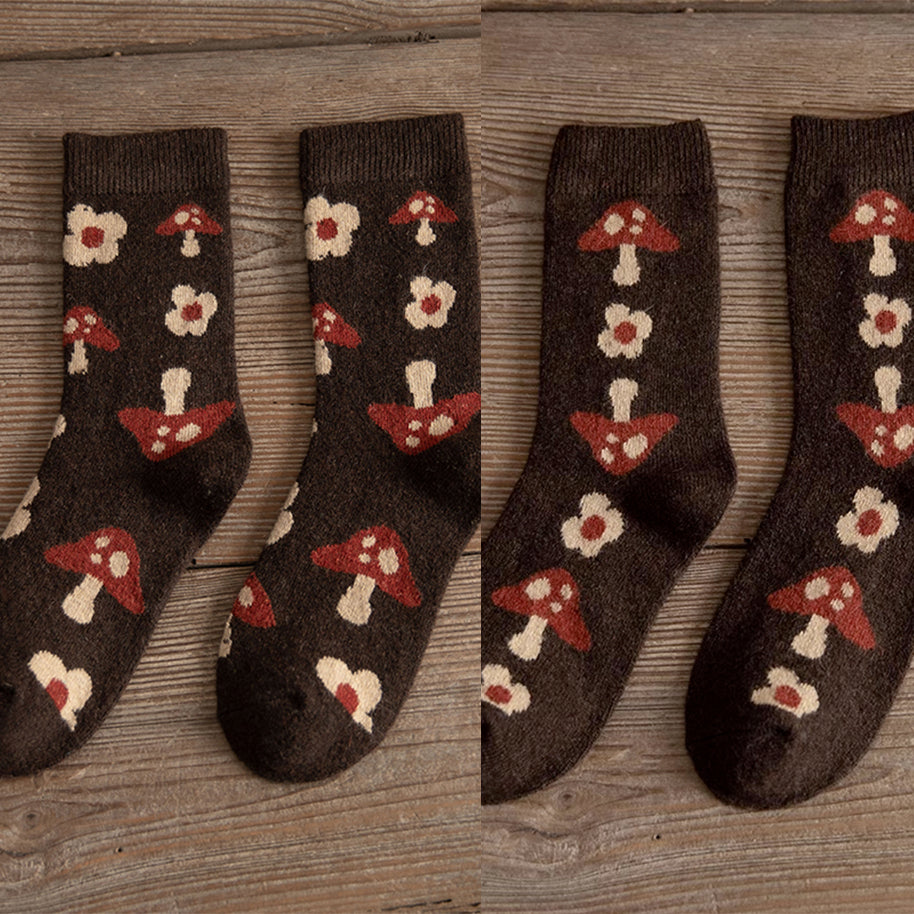 Funky Mushroom Socks (6 Styles)