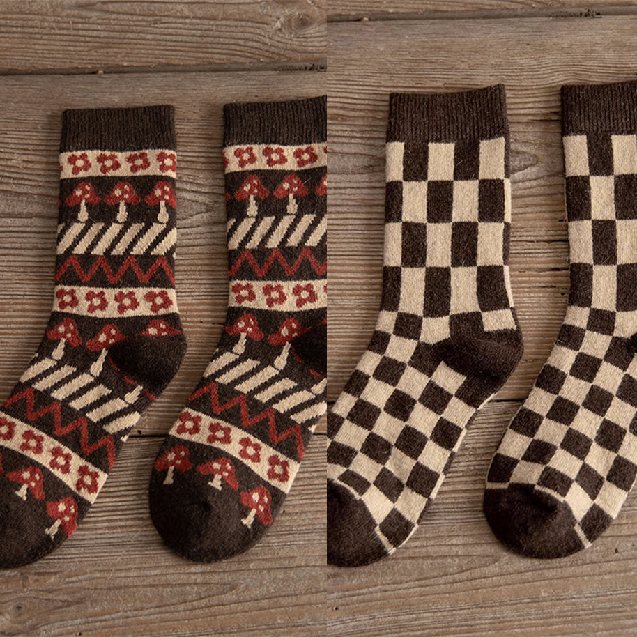 Funky Mushroom Socks (6 Styles)