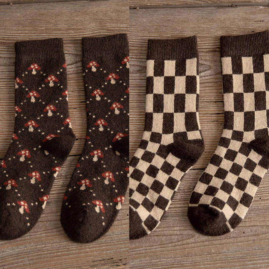 Funky Mushroom Socks (6 Styles)