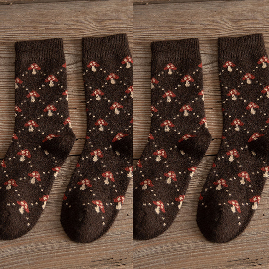 Funky Mushroom Socks (6 Styles)